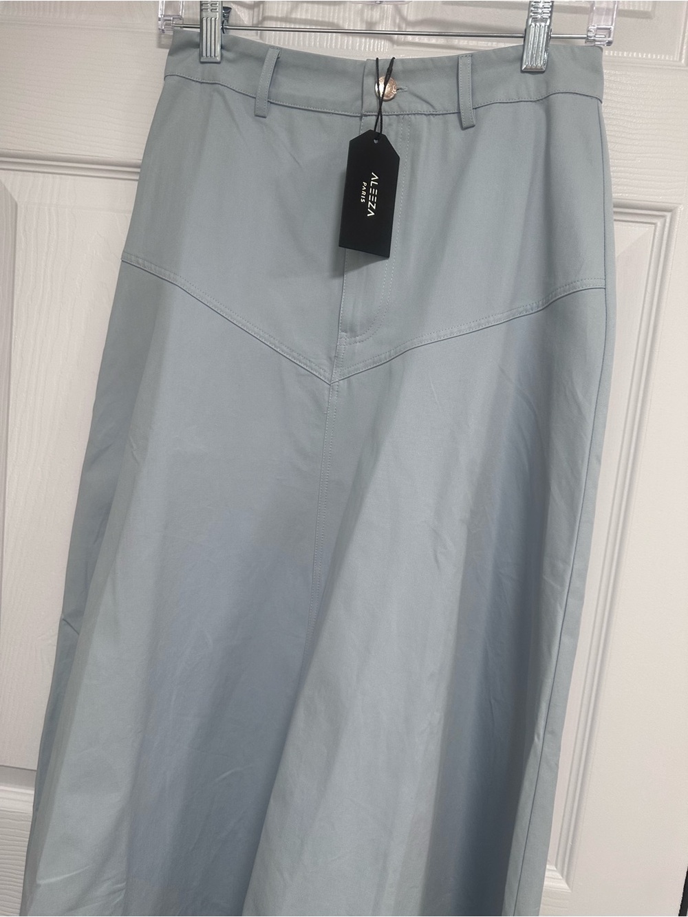 Aleeza Paris Women's Light Blue maxi skirt with pockets - XS - Picture 3 of 5